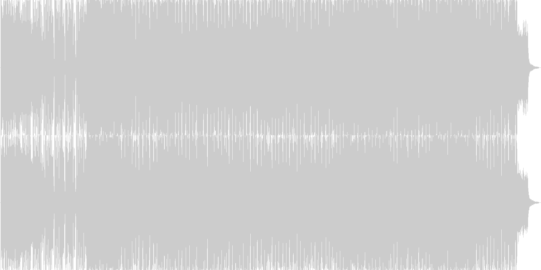 恐怖からの逃走・迷走の未再生の波形