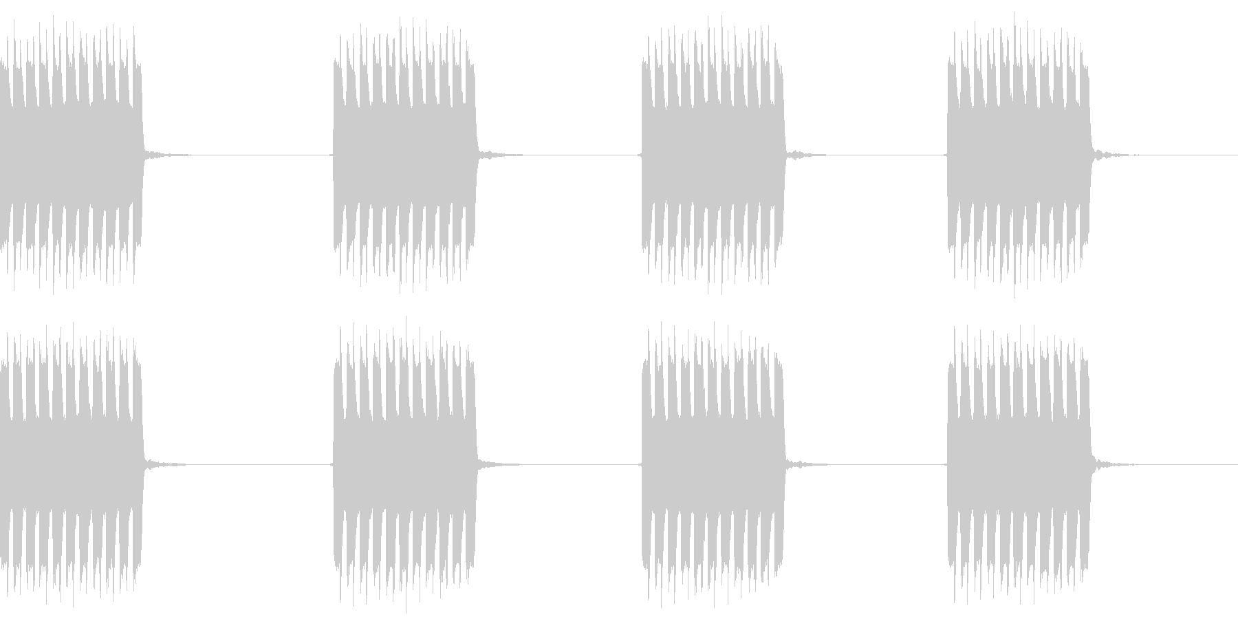 電話の着信音の未再生の波形