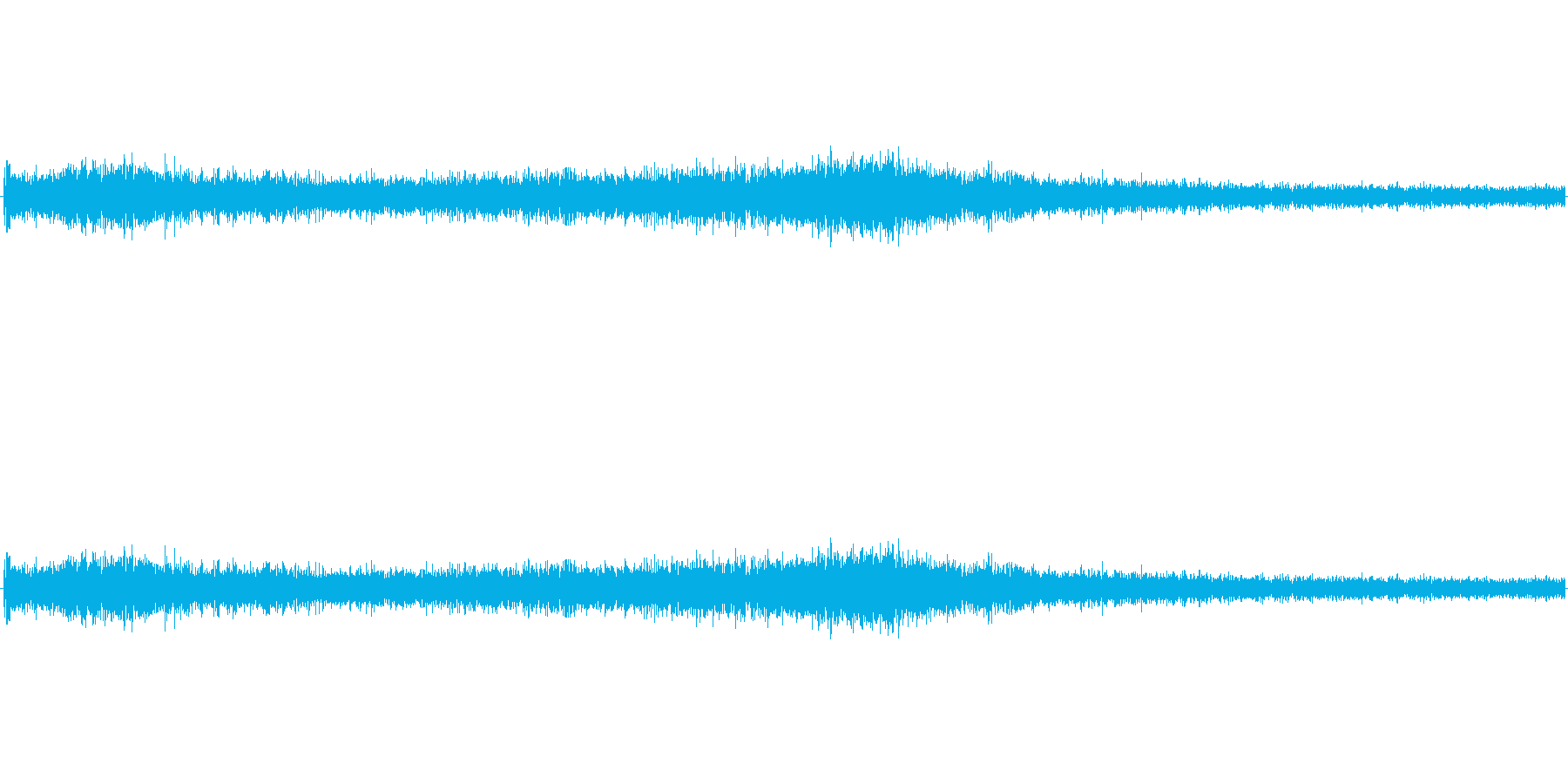 【生音】ゴー、、、ゴー、、という車通過音の再生済みの波形