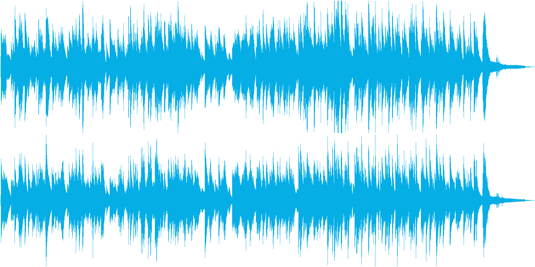 誠実な気持ちを表すピアノ曲の再生済みの波形