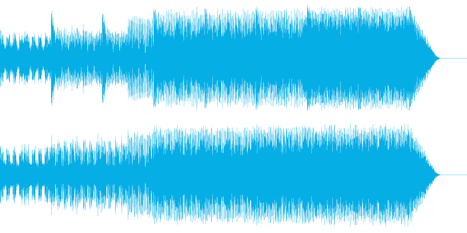 強い気持ちになれる始まりの1曲の再生済みの波形