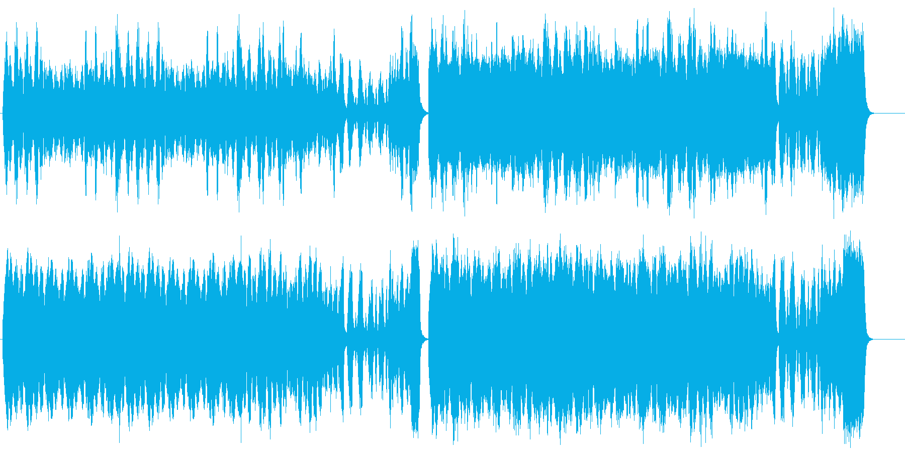 気品溢れる優雅なストリングス曲の再生済みの波形