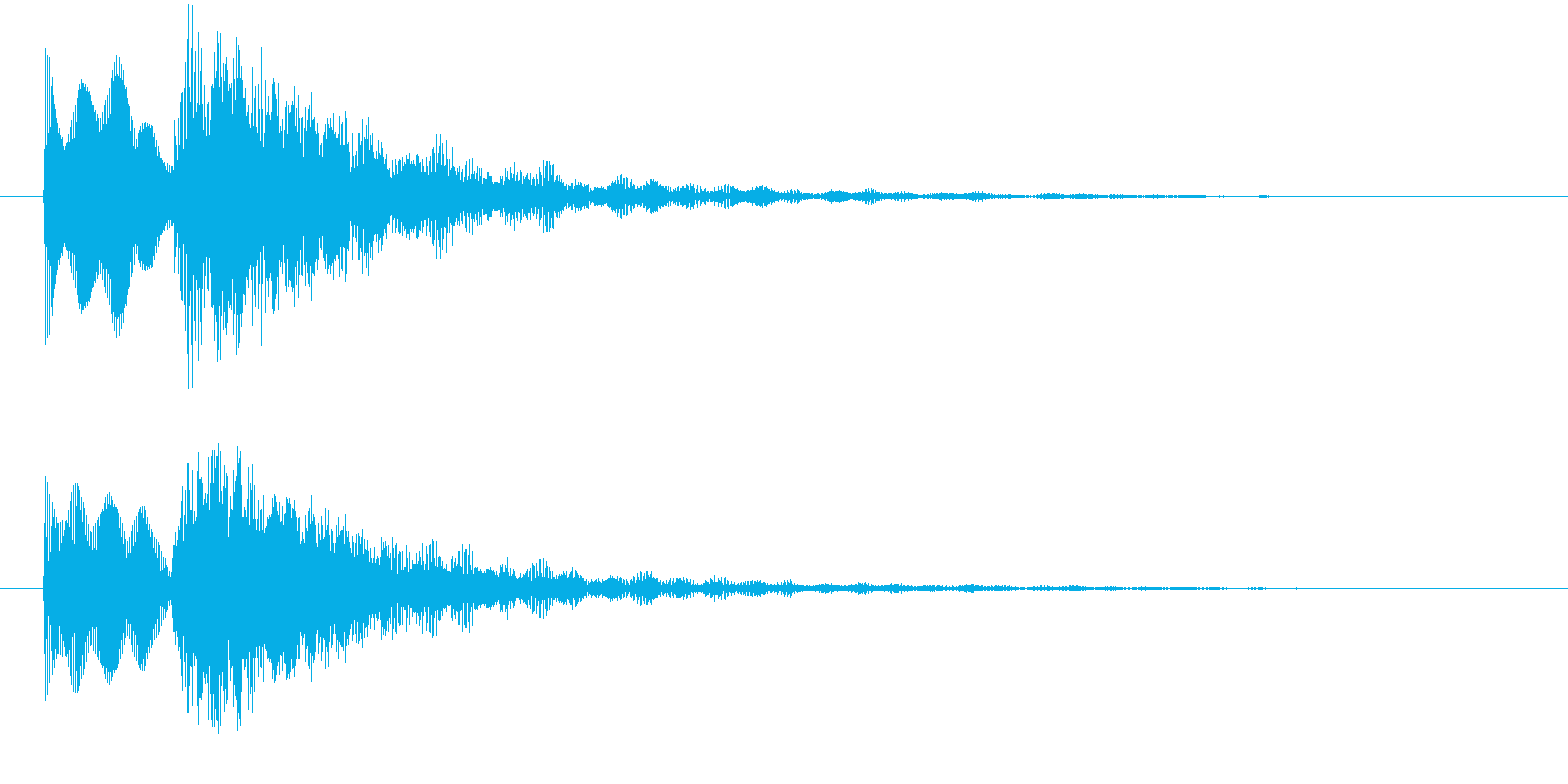 エレピの優しい音サウンドロゴ、ジングルにの再生済みの波形