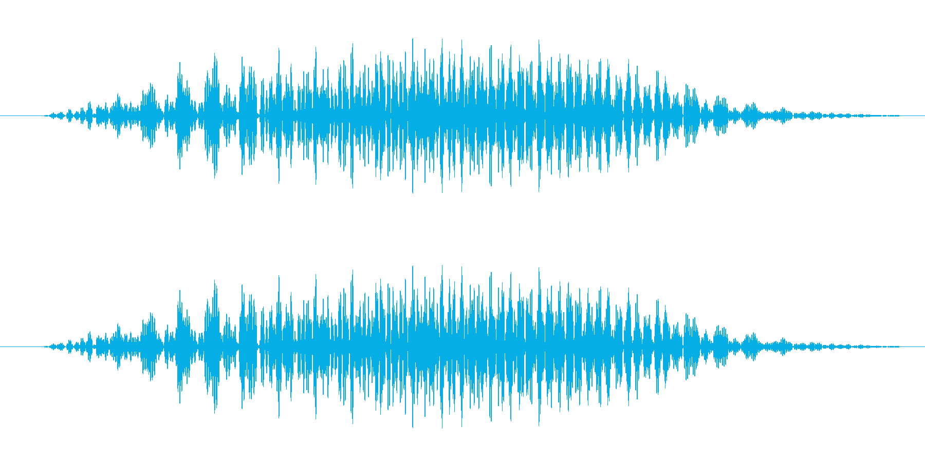 ピッという短いボタン音です。の再生済みの波形