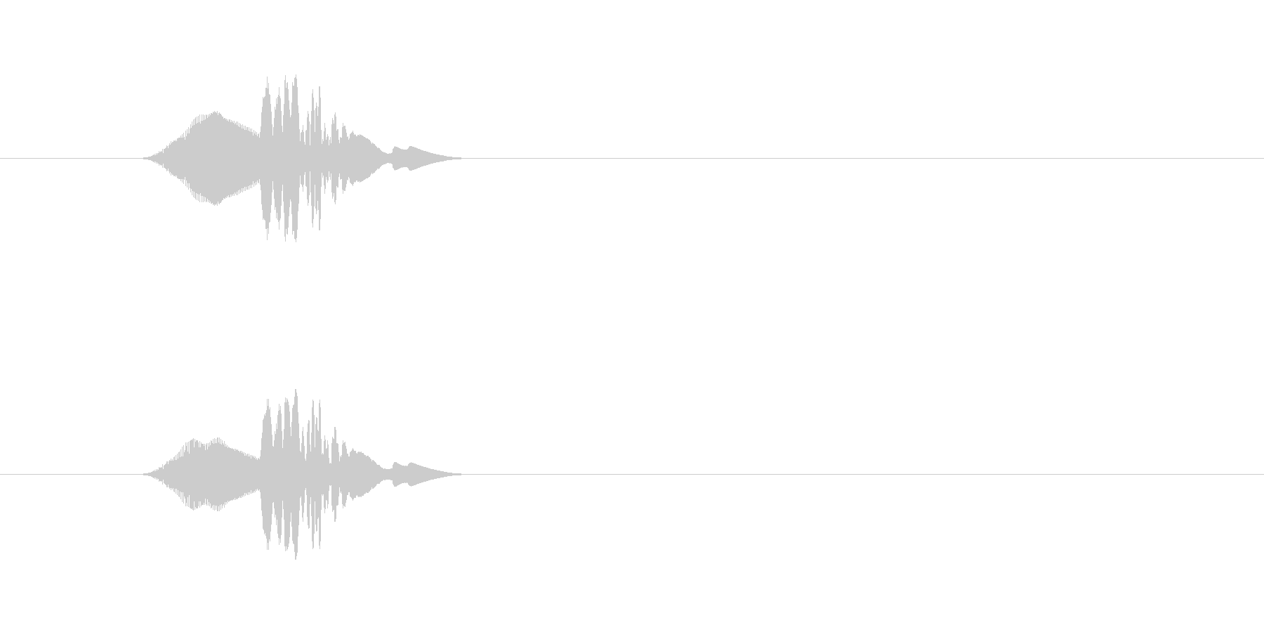 振り向き_m0227の未再生の波形