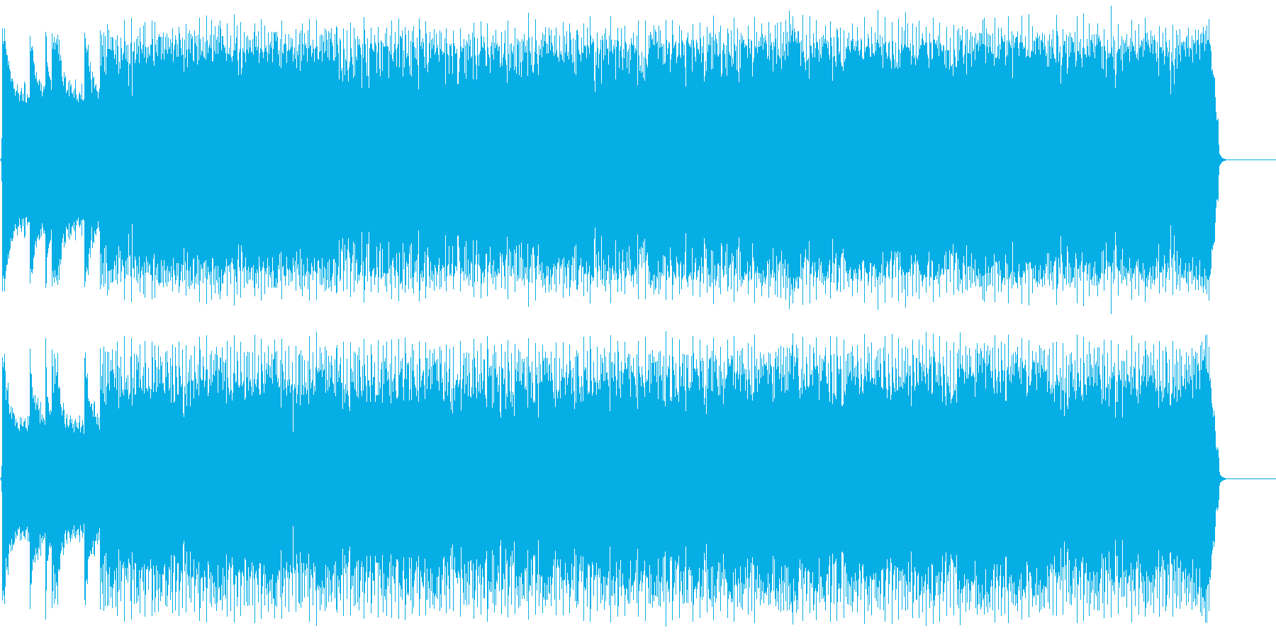 青春真っ只中のロック/ハード/テーマの再生済みの波形