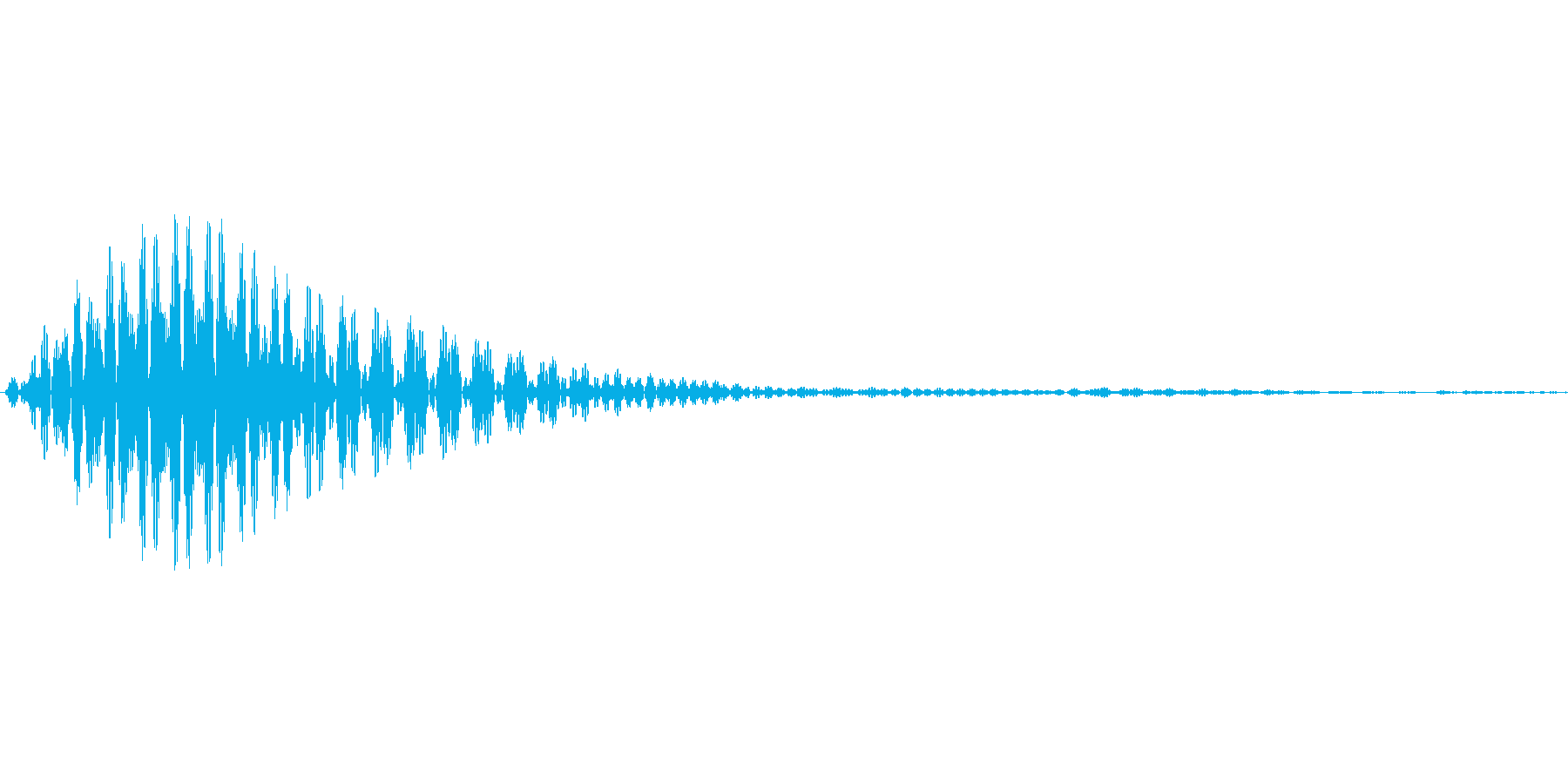 汎用的なシステム音の再生済みの波形