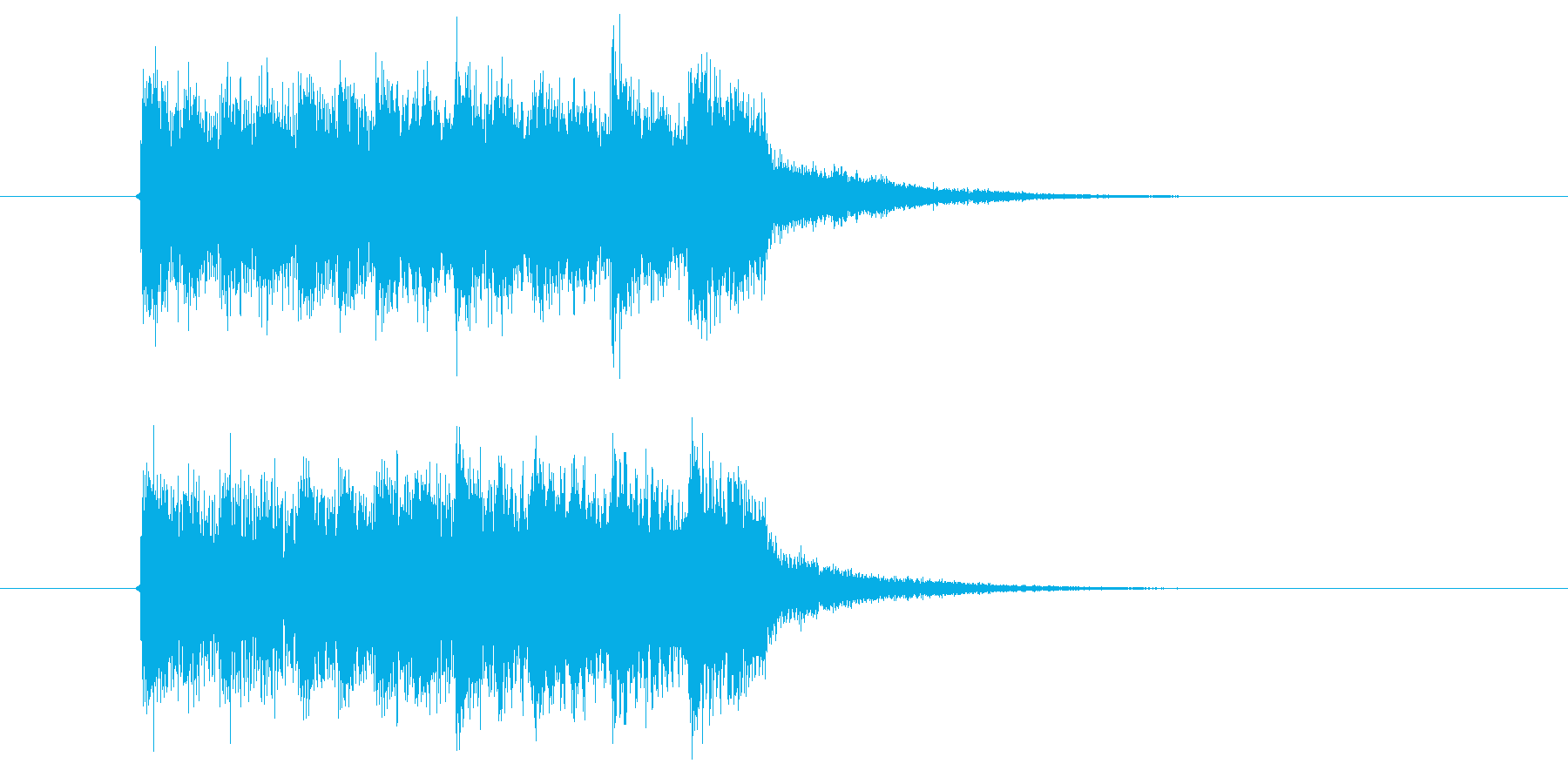 シリアスなシンセサイザー音(ミステリー)の再生済みの波形