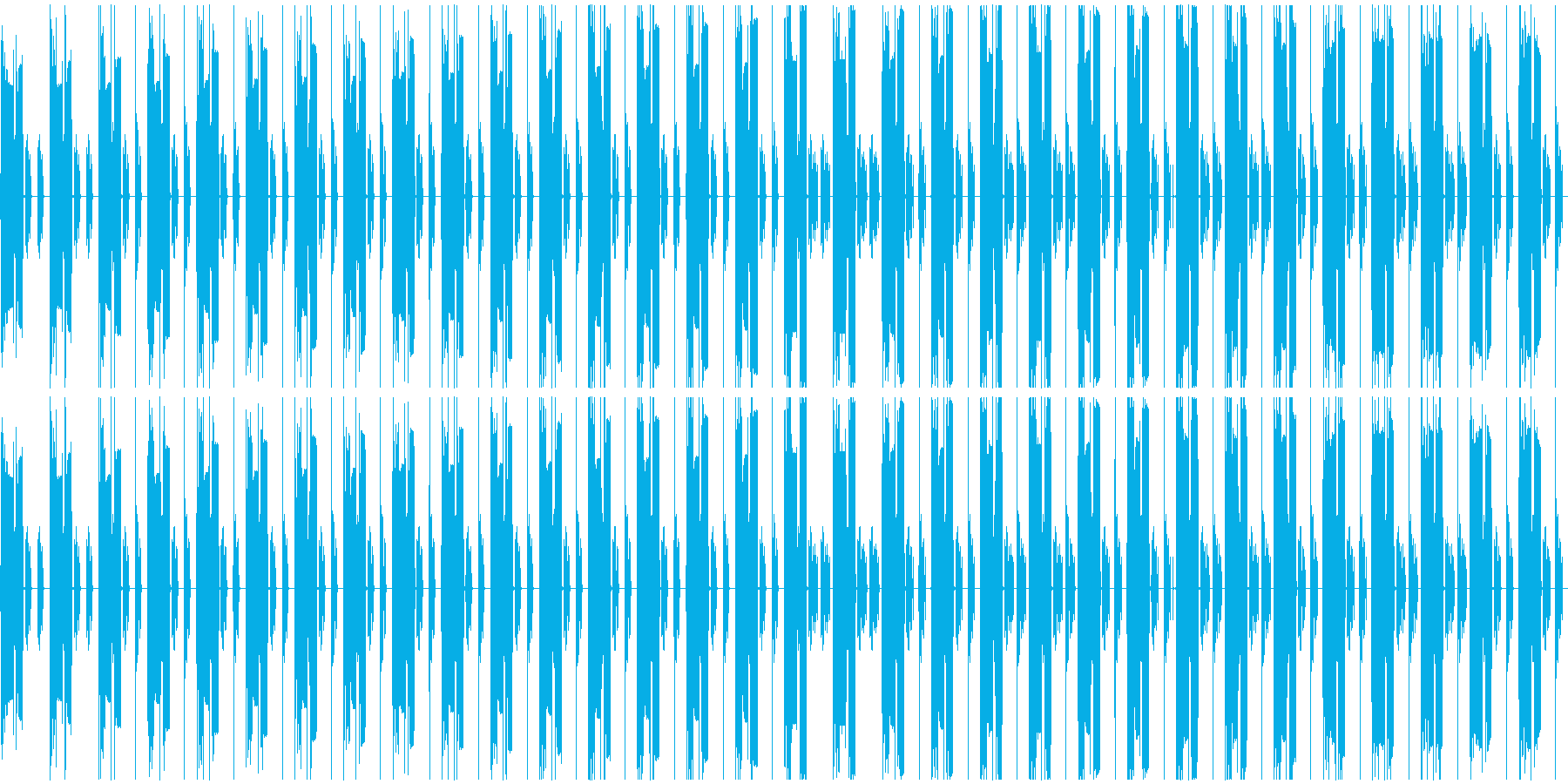 暗い曲で、繰り返しが多い単純な曲ですの再生済みの波形