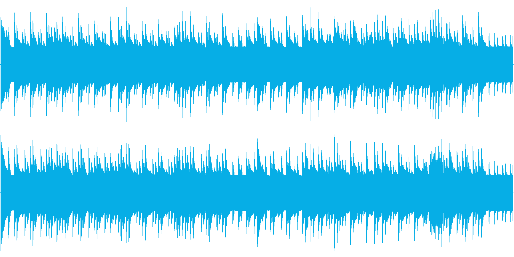 チップチューンの短いジャズループ4の再生済みの波形