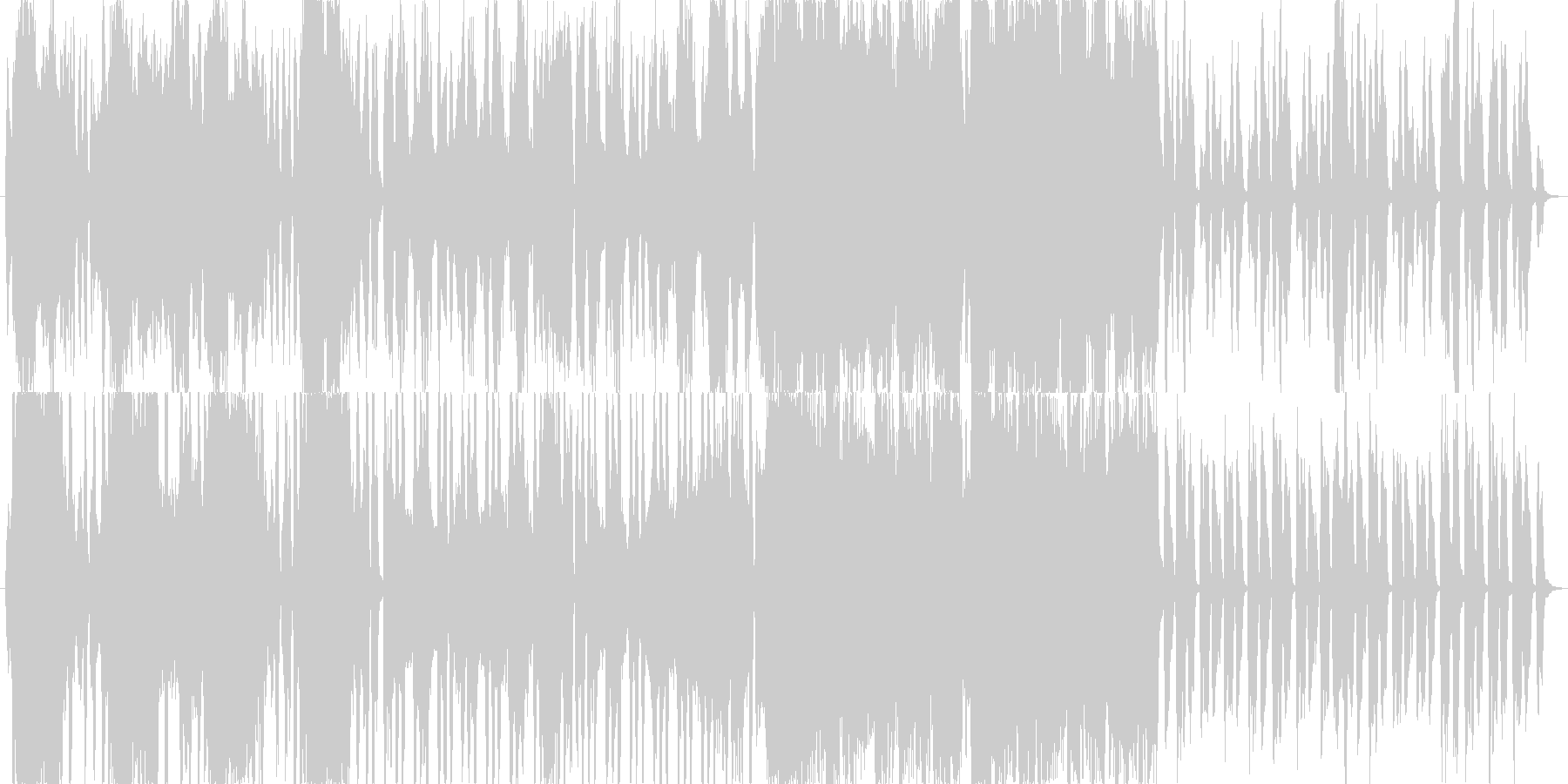 やや壮大な昔語り風イメージ曲の未再生の波形