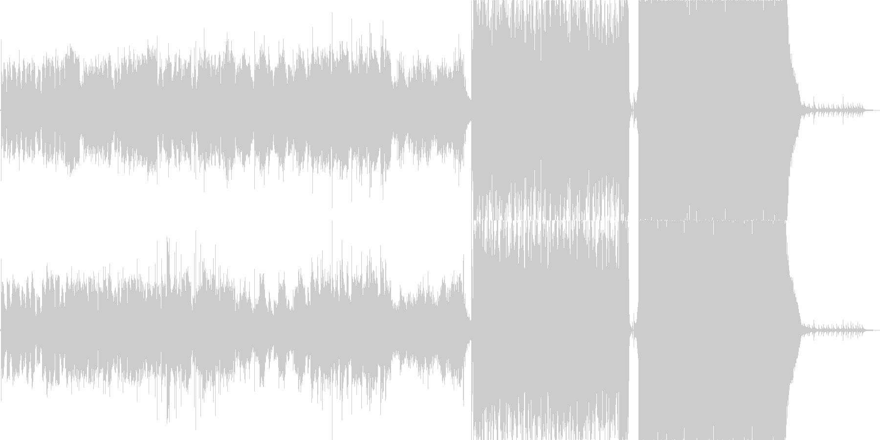 レトロな音色のピアノメインの優しい曲の未再生の波形