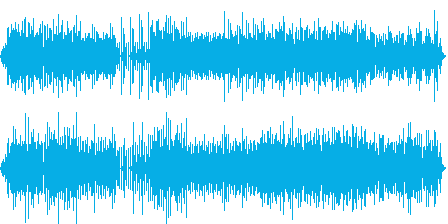 パリジェンヌの日常を表現したBGMの再生済みの波形