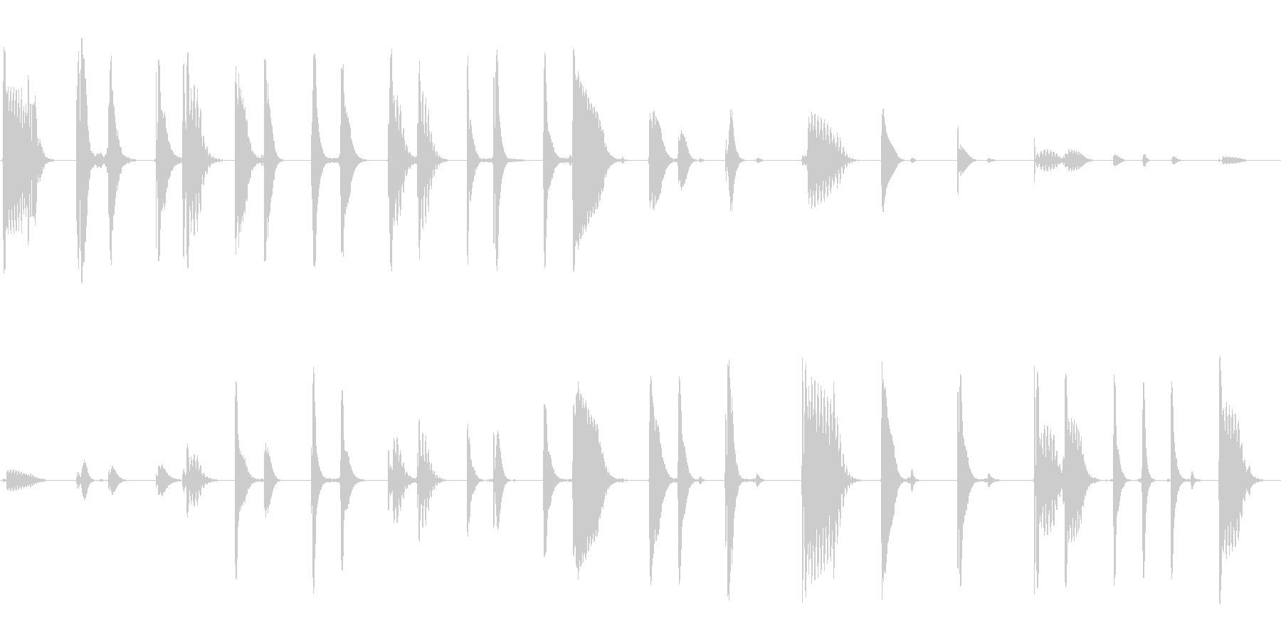 ピロリン (透明感のある響き)の未再生の波形