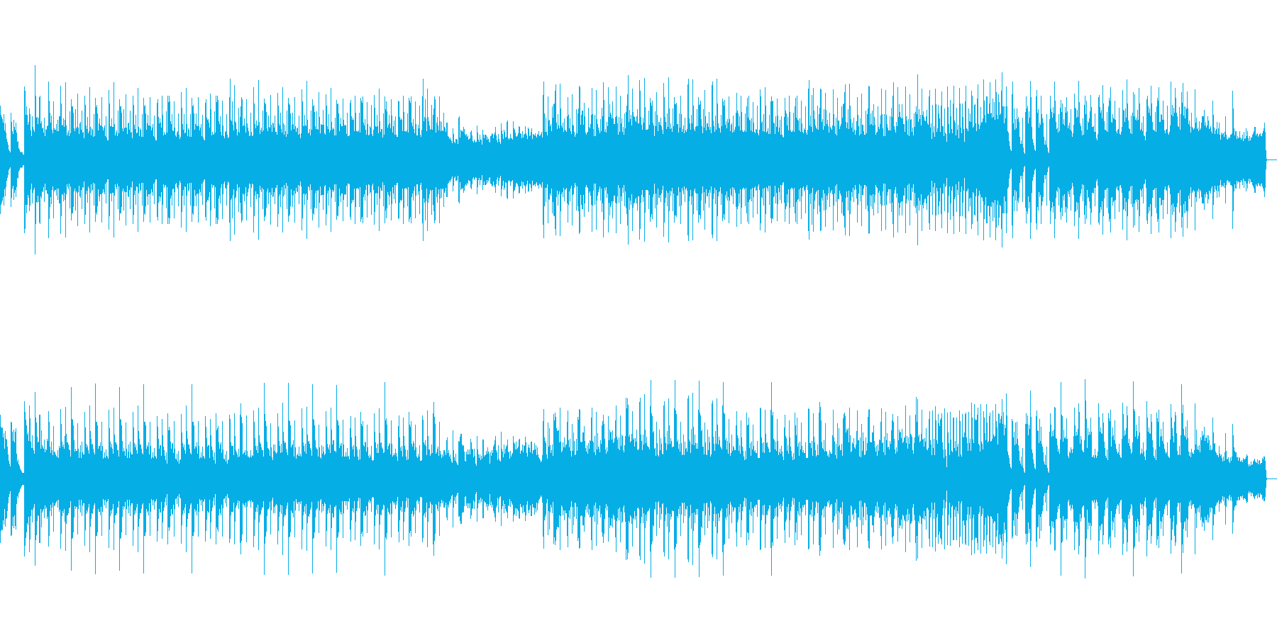 高音質♪琴和風ポップの再生済みの波形