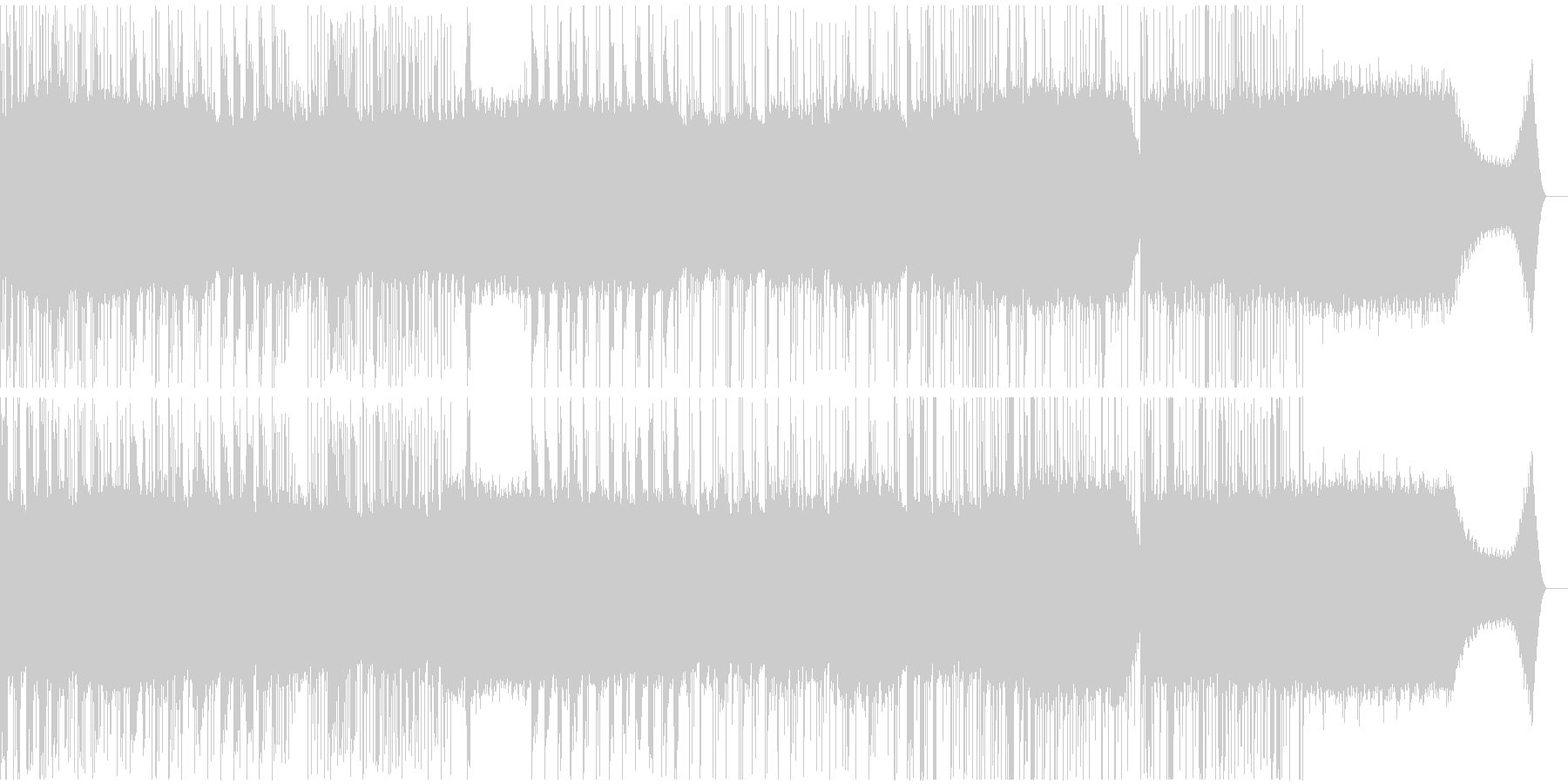 railway sequenceの未再生の波形