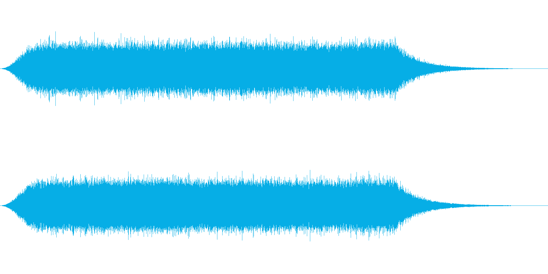 自然の音シリーズ 雨の再生済みの波形