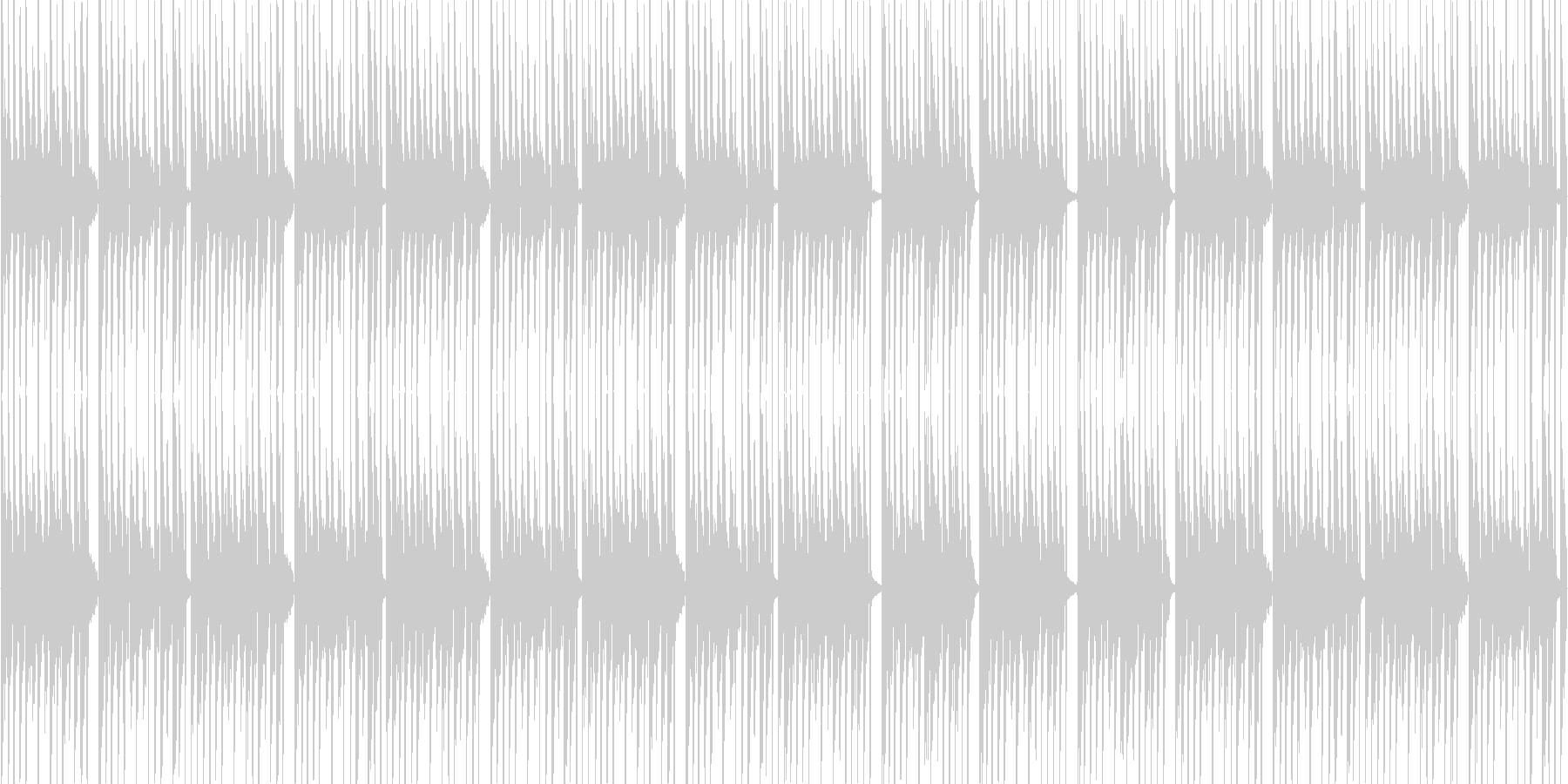 CM等で使われる事を想定した短いダンス曲の未再生の波形