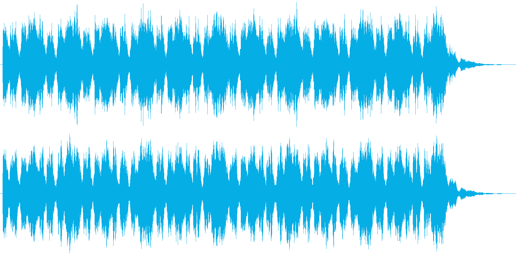 オーケストラによるループ曲。ゲームなどの再生済みの波形