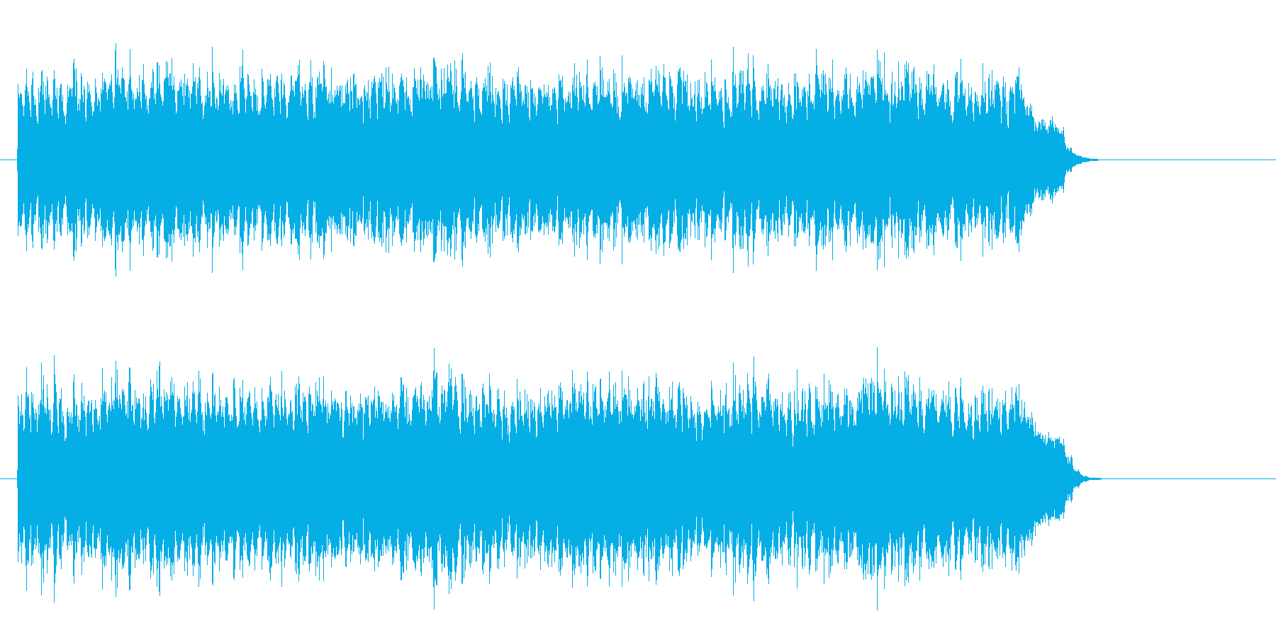 切なくも爽やかなポップス(サビ)の再生済みの波形