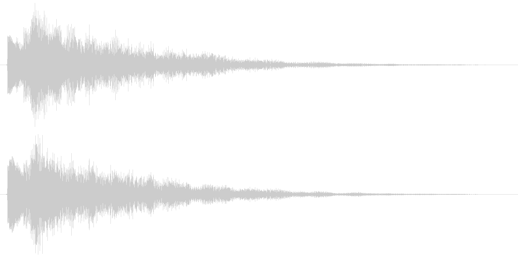 テュリーン、選択音・アイテム獲得音の未再生の波形