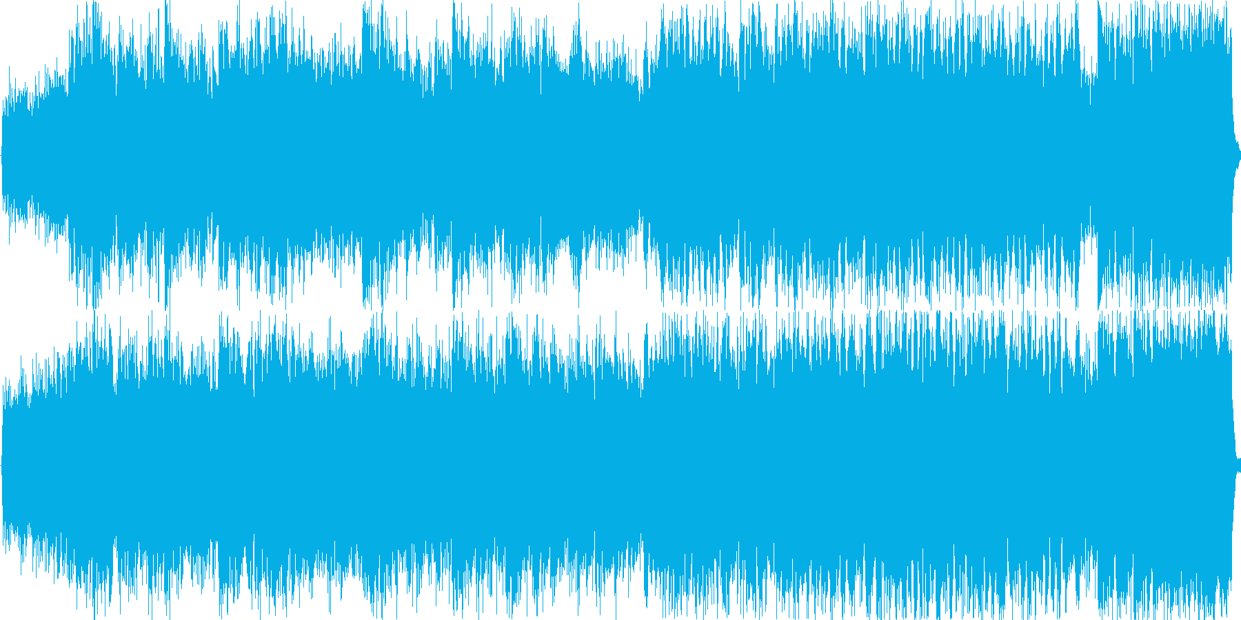 ミステリアスで神秘的な短調の曲です。の再生済みの波形
