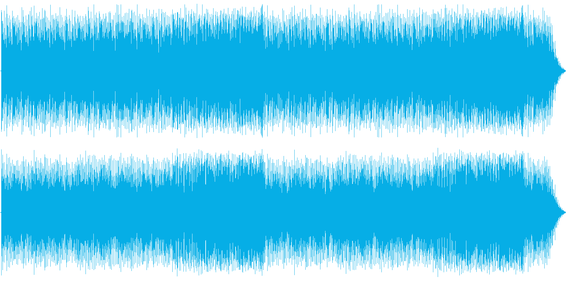 メロウなピアノのEDM:編集版Aの再生済みの波形