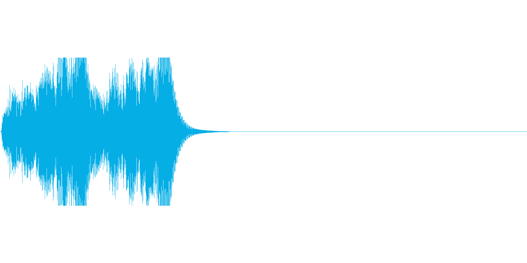 セレクト音の再生済みの波形