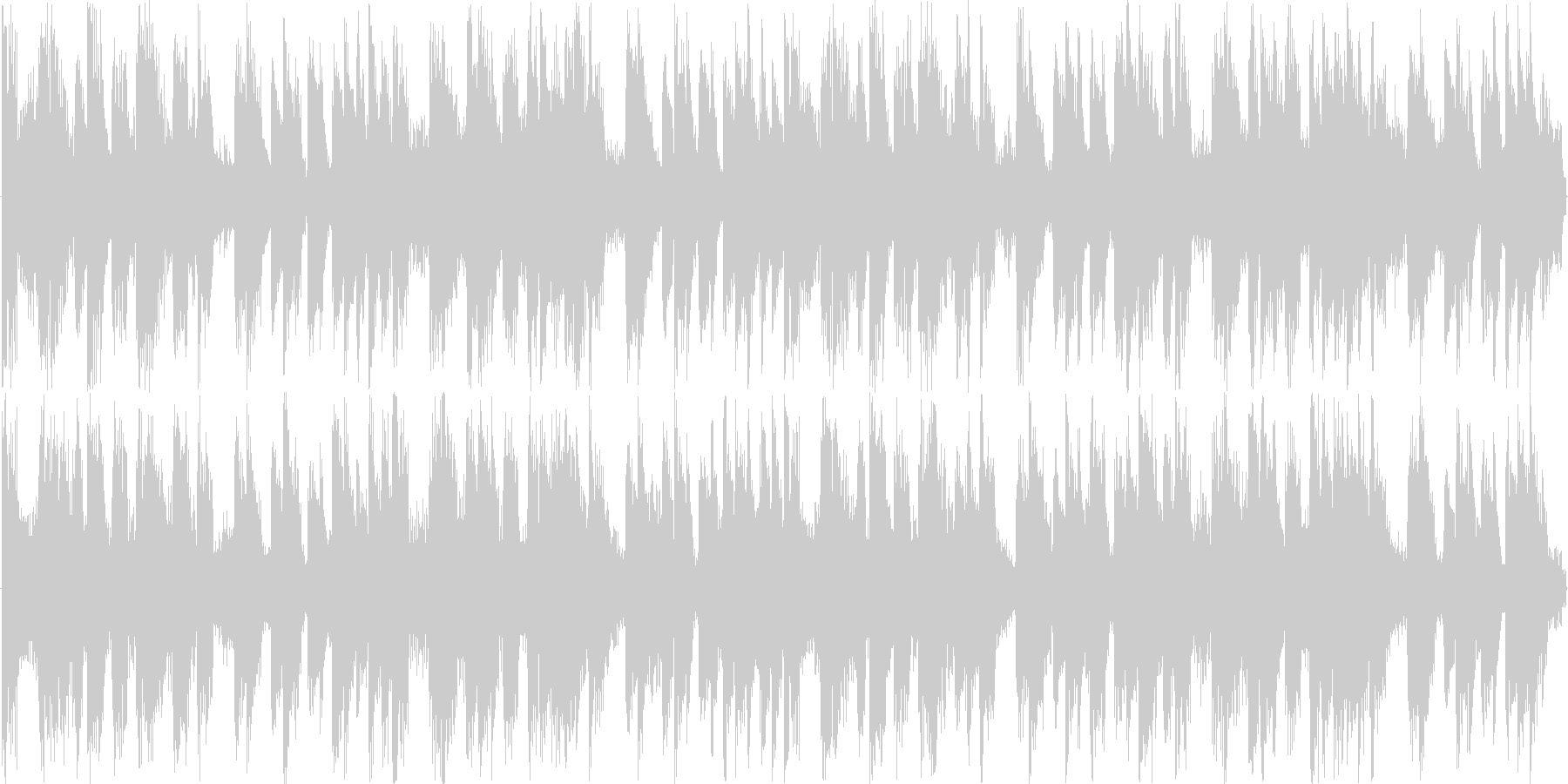 明るめで少し大人っぽい雰囲気の楽曲です。の未再生の波形