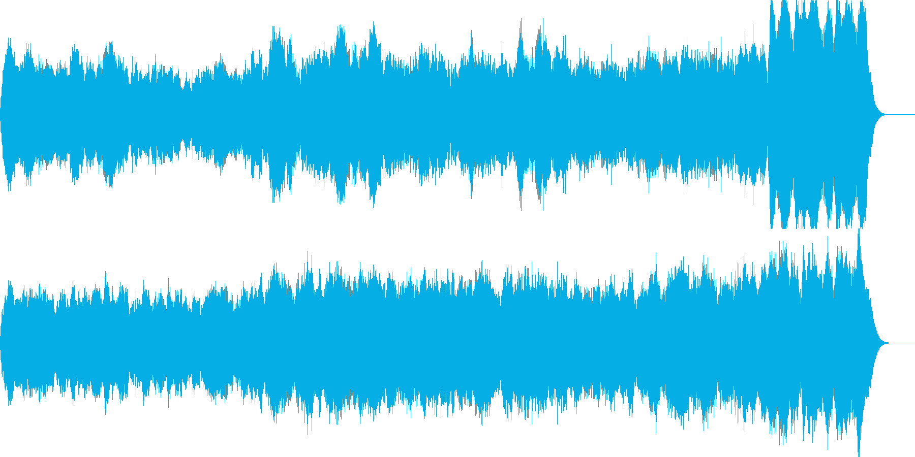 パイプオルガンのバッハ風オリジナル曲ですの再生済みの波形