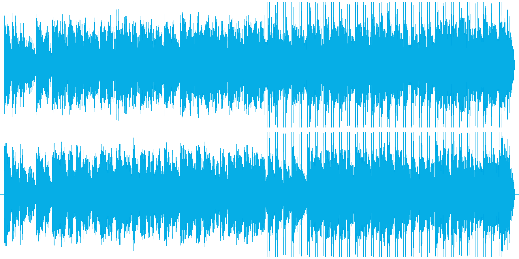 不穏な雰囲気のBGMです。の再生済みの波形