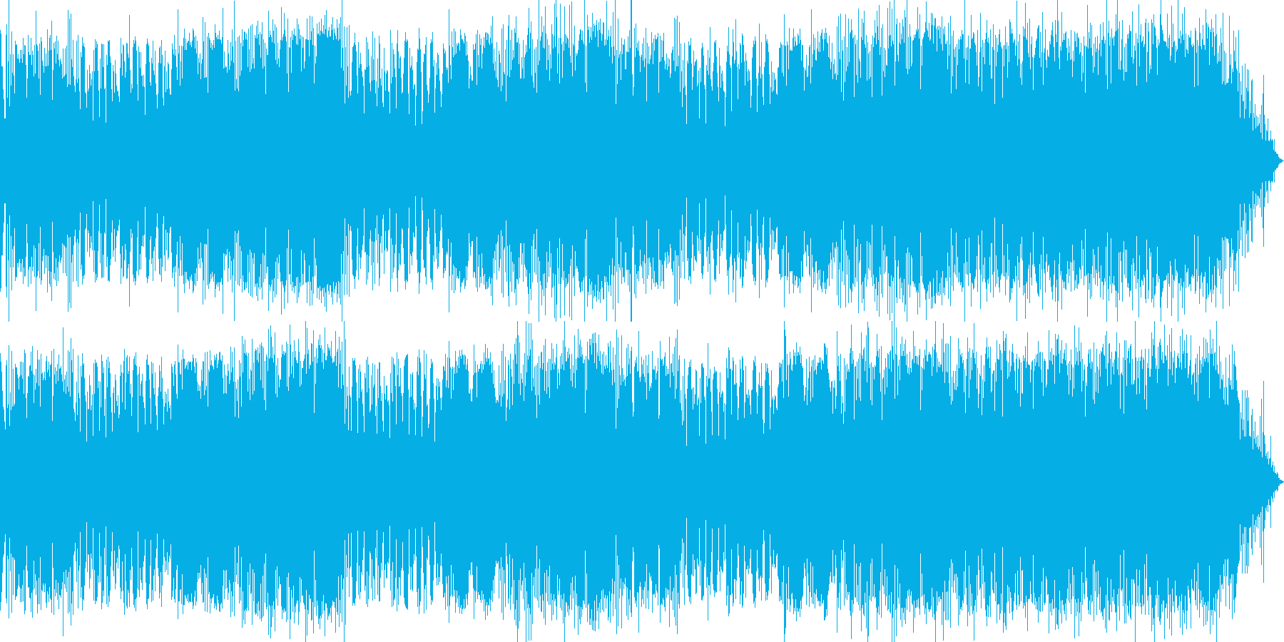みんなのうた 風楽曲の再生済みの波形