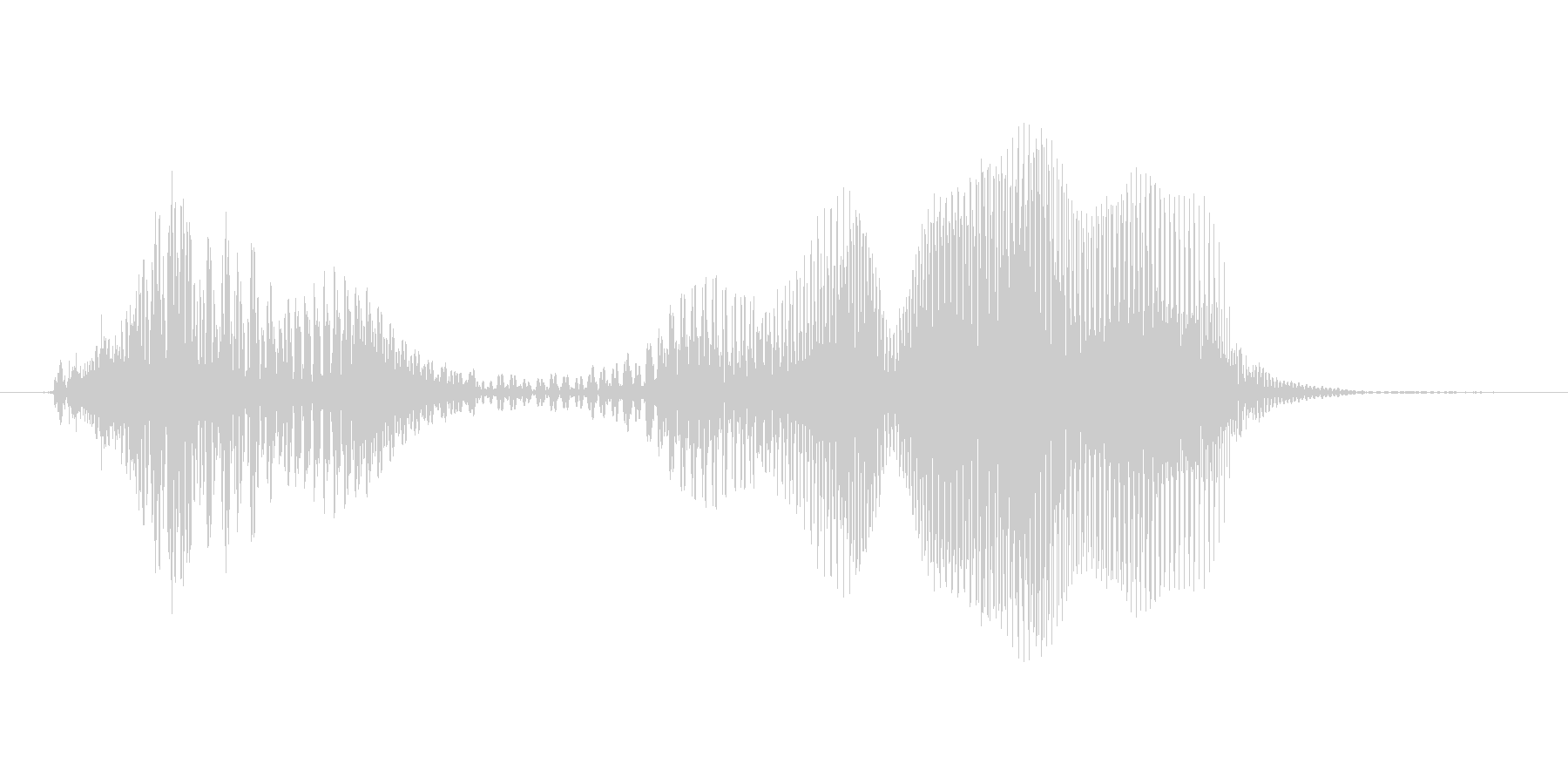 とりゃ!(Type-D)の未再生の波形
