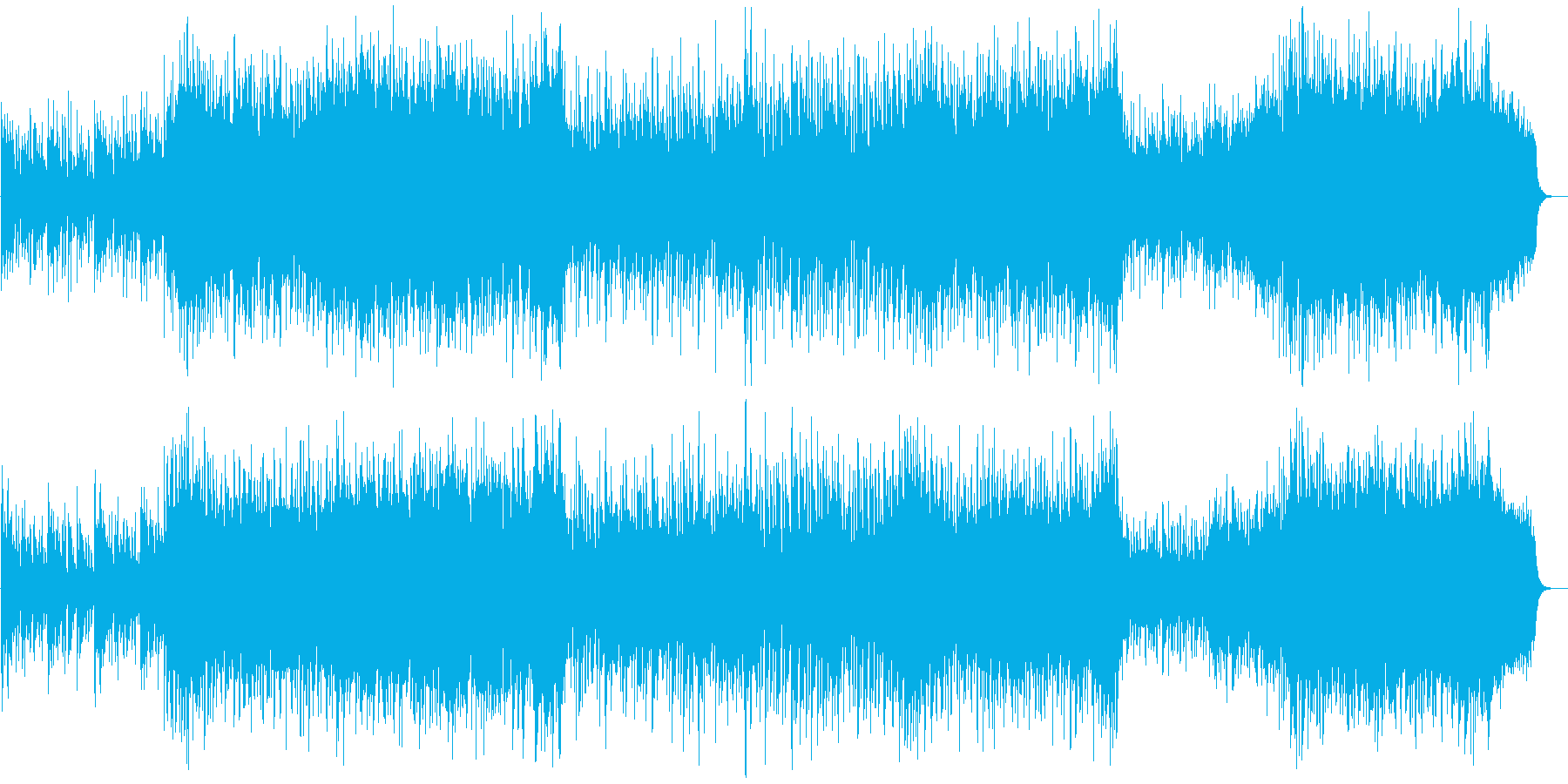 爽やかな気分にしてくれるポップスの再生済みの波形
