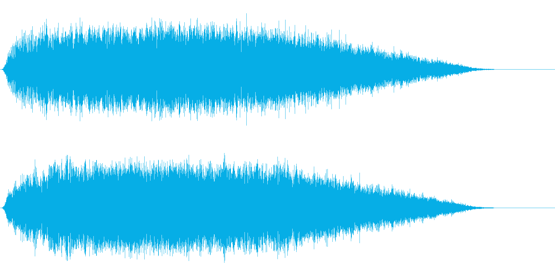 神秘的な音ですの再生済みの波形