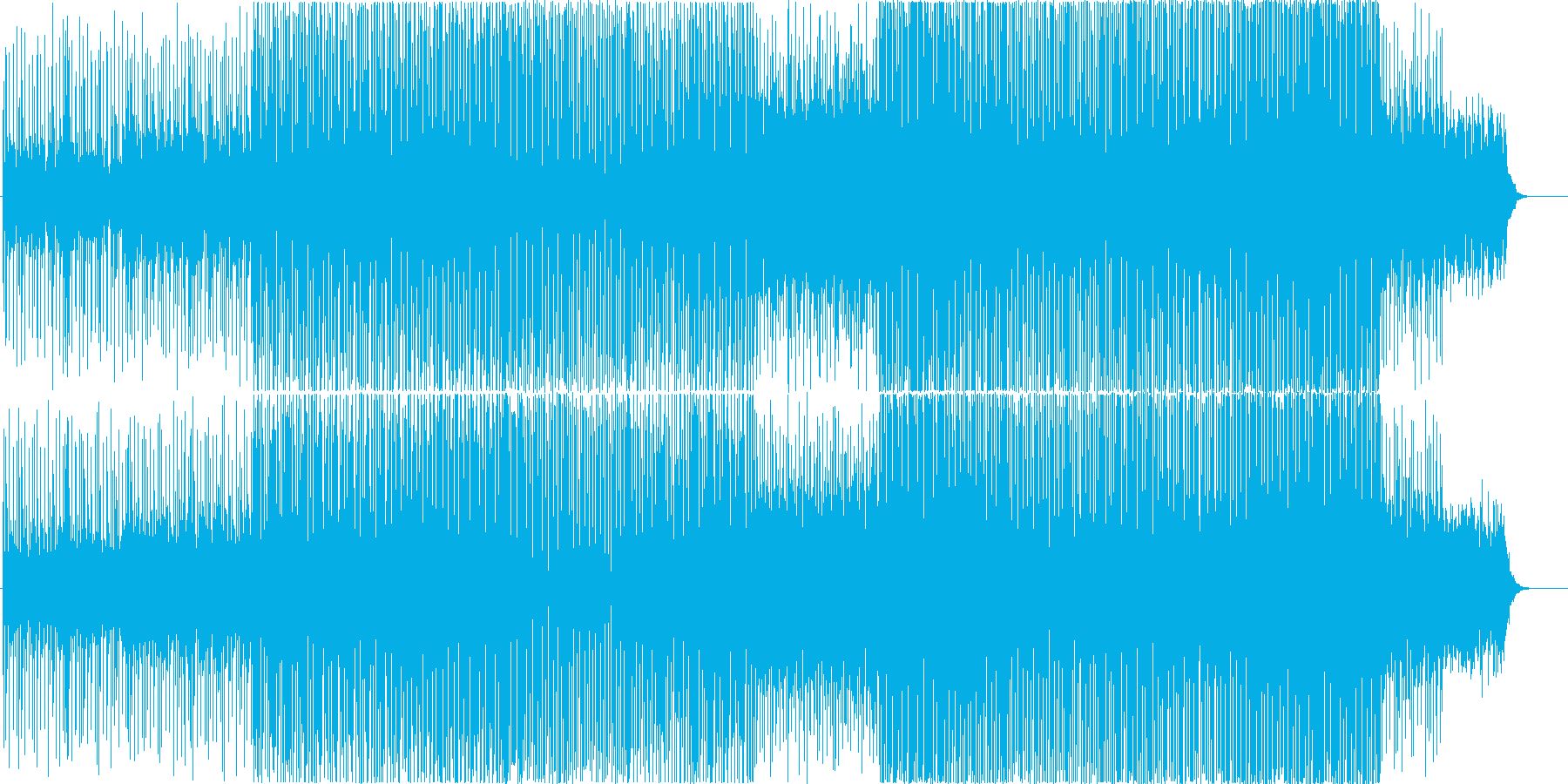 近未来的でメルヘンなファンタジックBGMの再生済みの波形