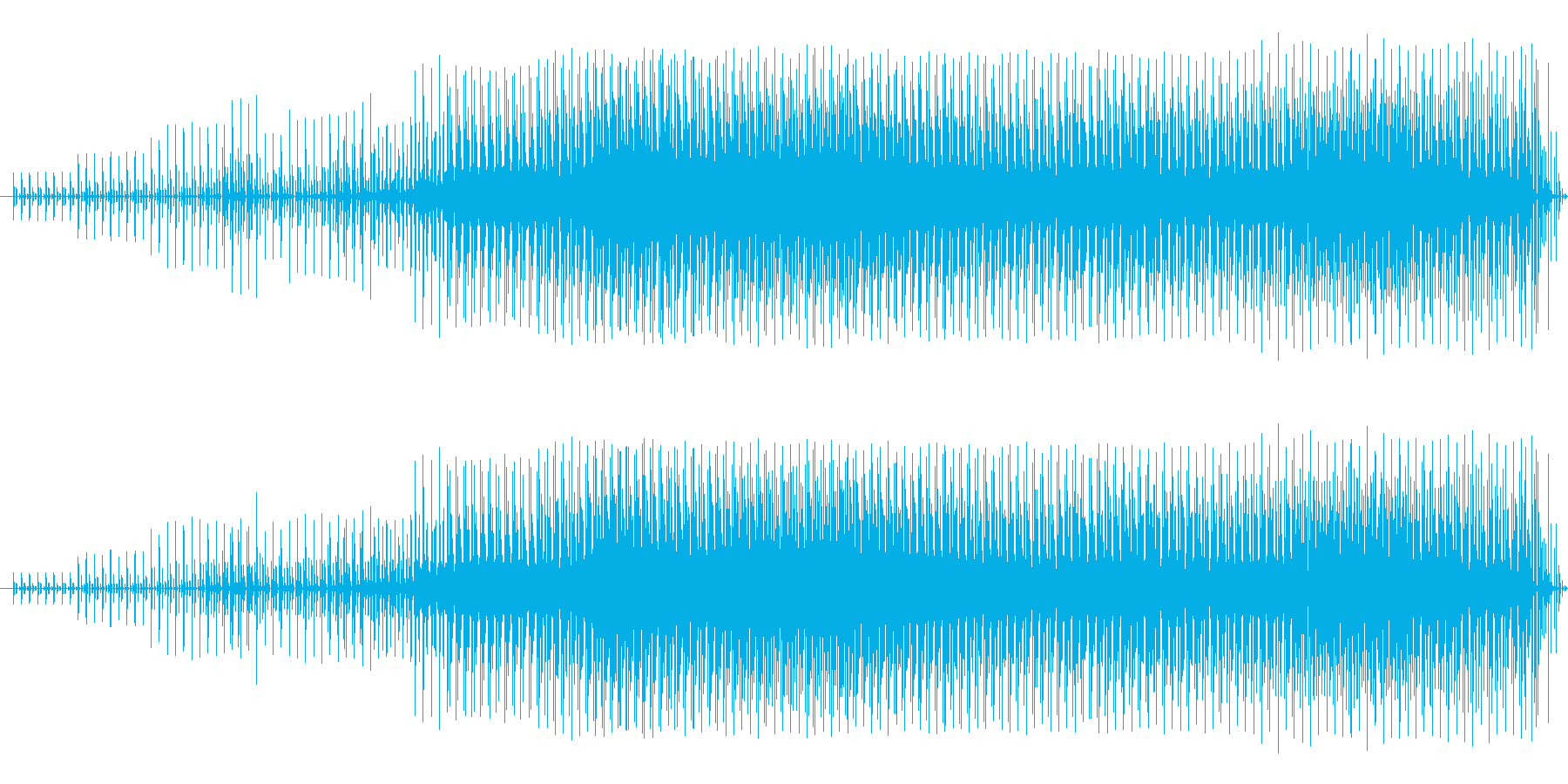 パズルゲーム向きな音楽の再生済みの波形