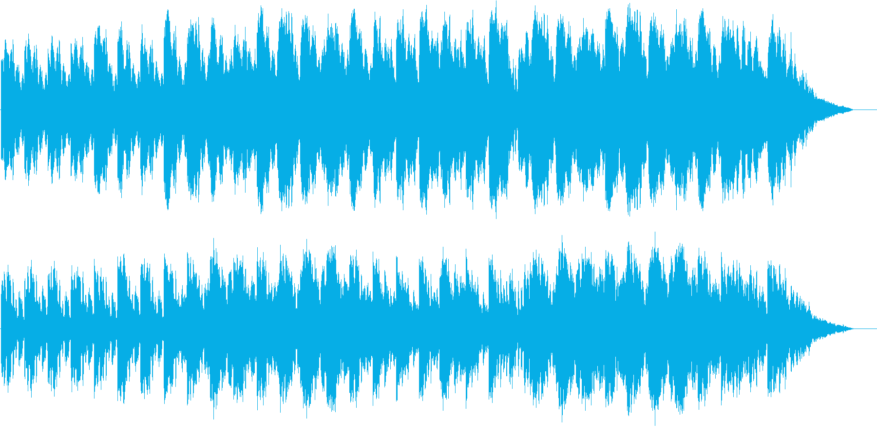 エンディング用などにの再生済みの波形