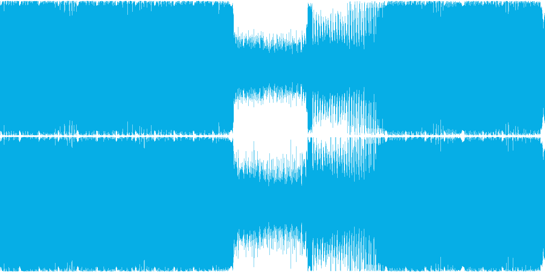 ゲーム用BGM 鉱物的な曲の再生済みの波形