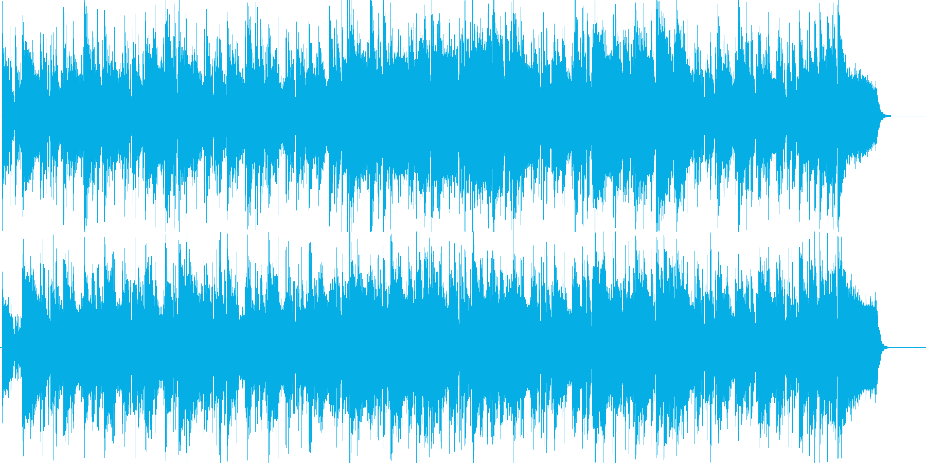 ほがらかな気持ちにさせる爽やかなポップスの再生済みの波形