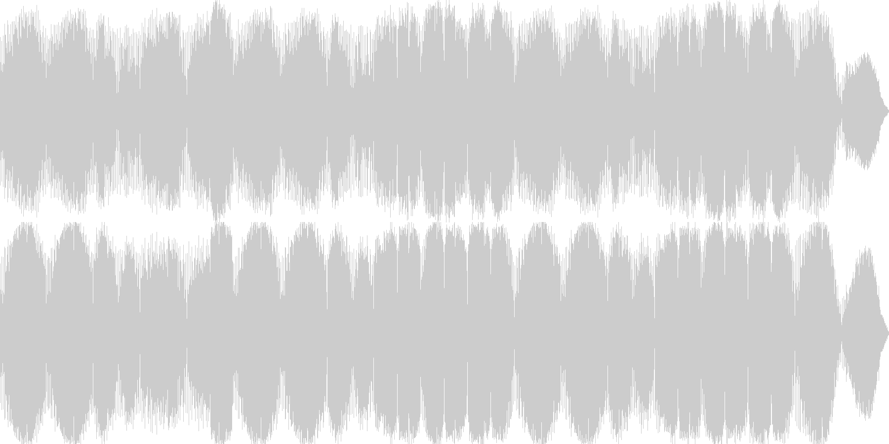 癒されるAmbient Musicの未再生の波形