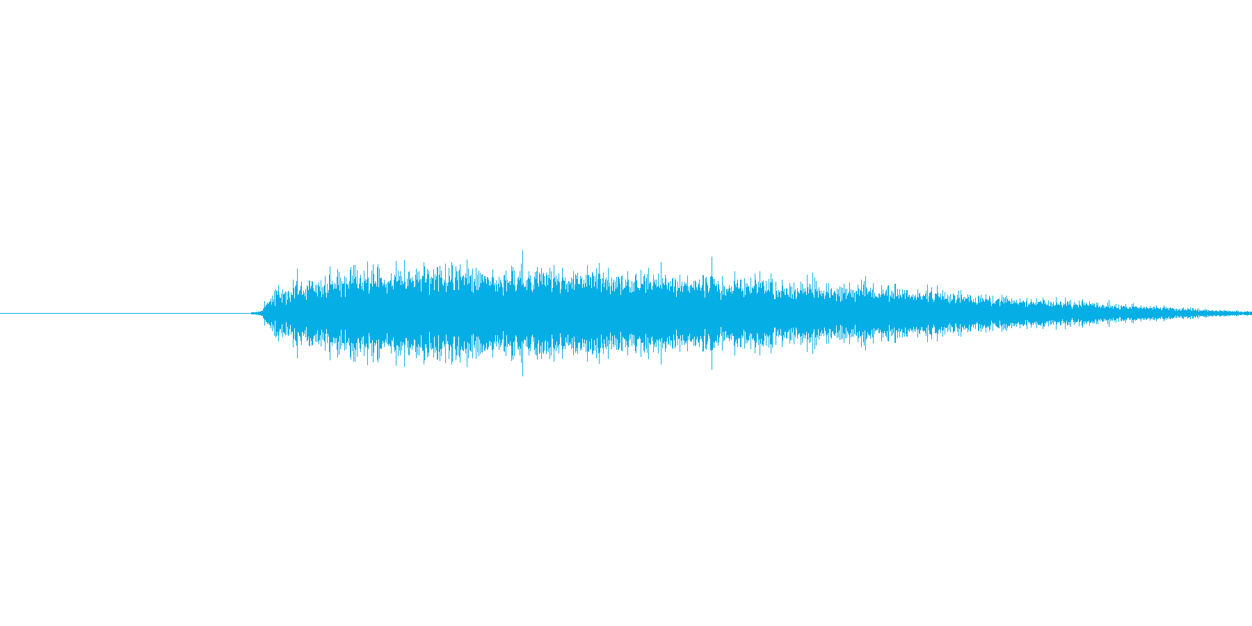 プシュ(蒸気の音)の再生済みの波形