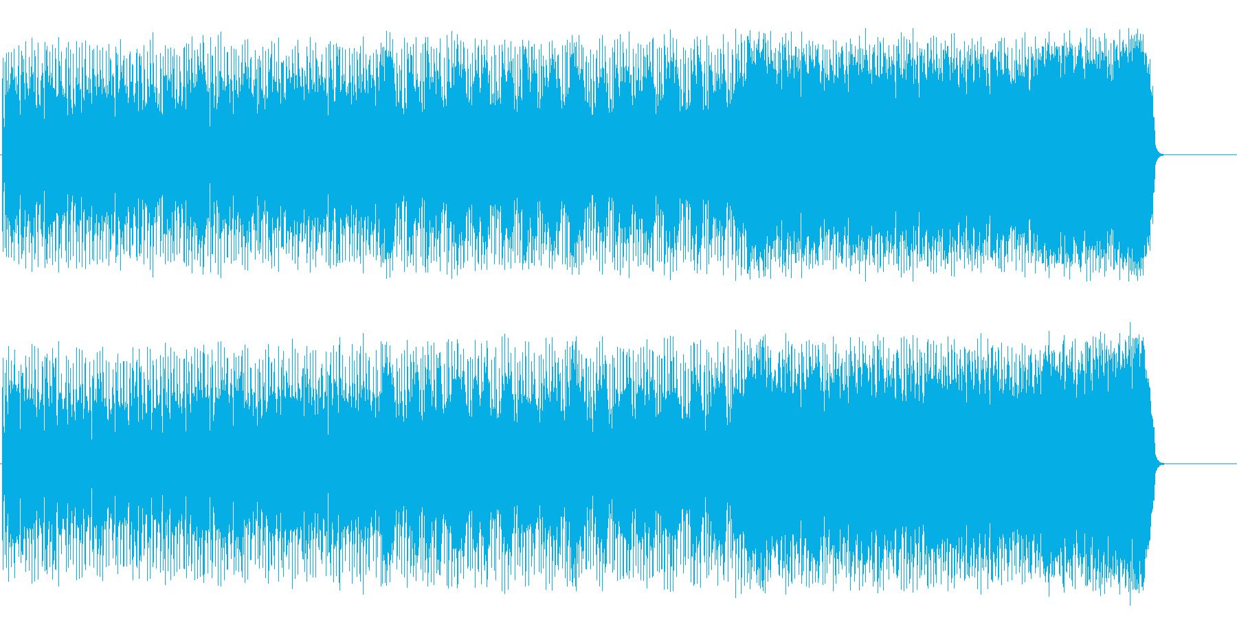 ファンキーで軽快なポップ/ロックの再生済みの波形