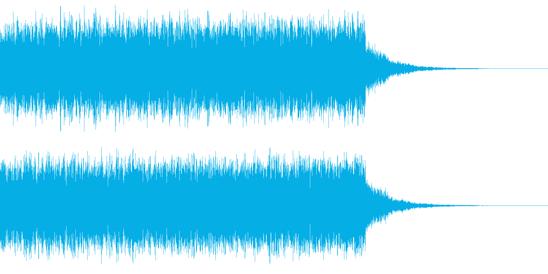 サイレンの音2の再生済みの波形