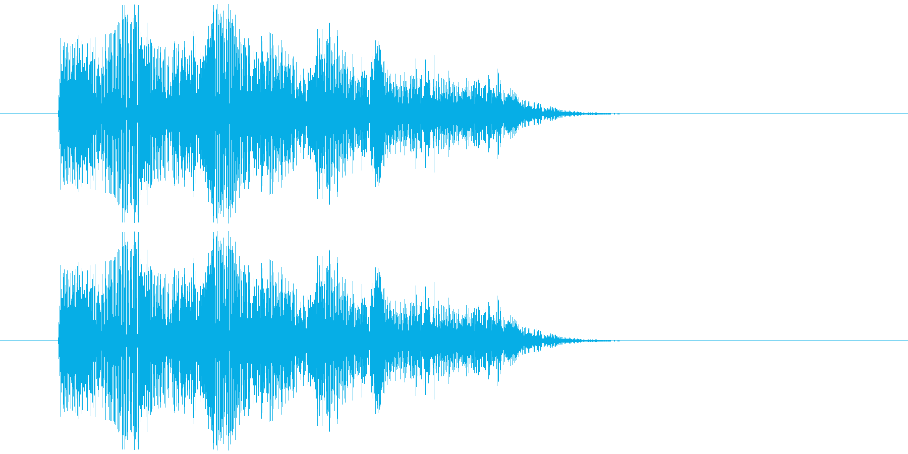 きもいグジュグジュ音の再生済みの波形