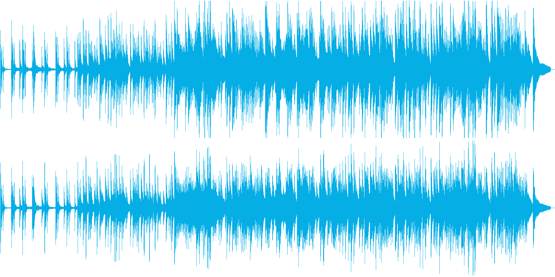 ドキュメンタリー:しっとりしたピアノの再生済みの波形