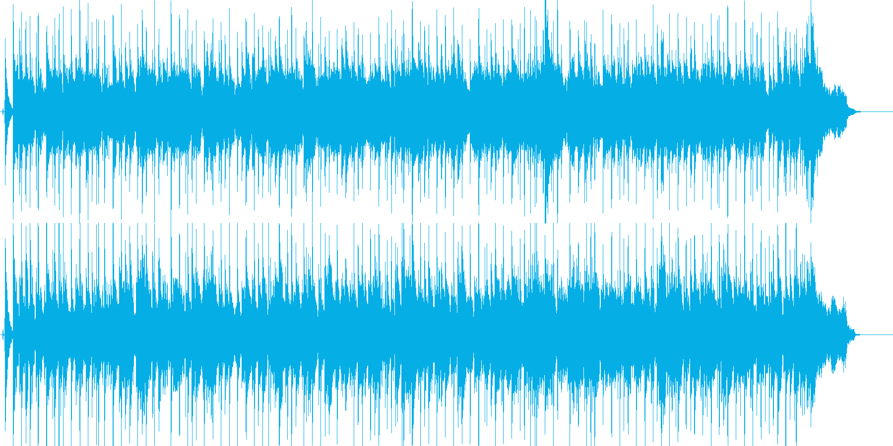 おしゃれ、ゆったり、のんびり、穏やかの再生済みの波形