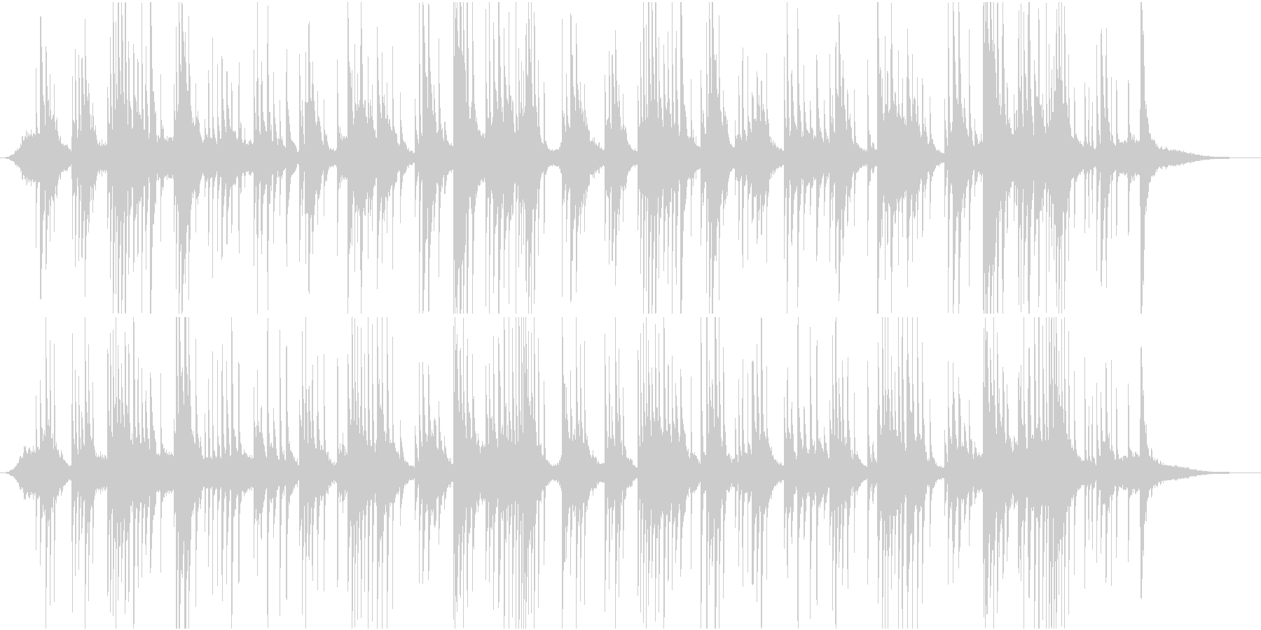 映像BGM ピアノで氷の世界を表現の未再生の波形