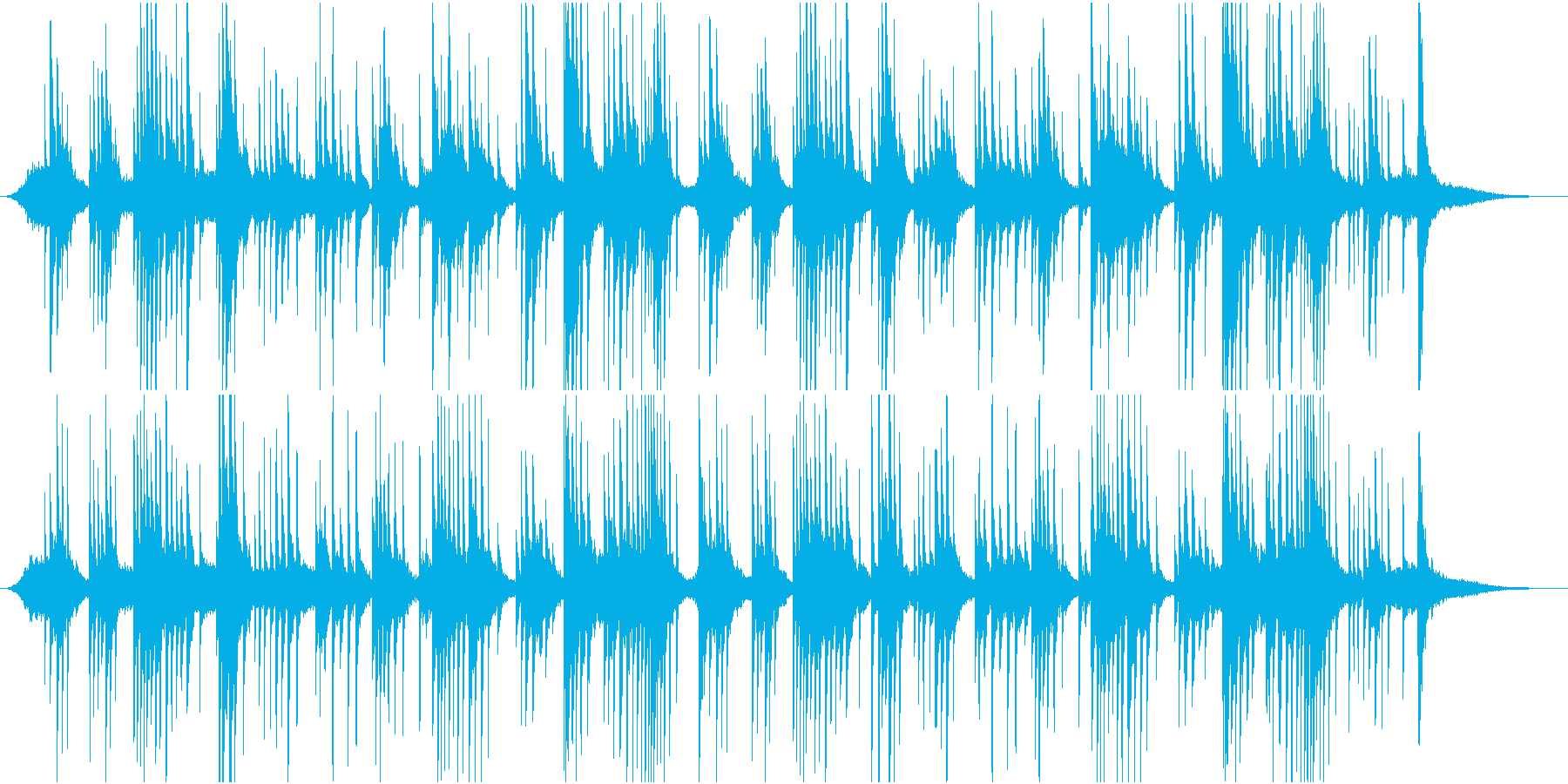 映像BGM ピアノで氷の世界を表現の再生済みの波形