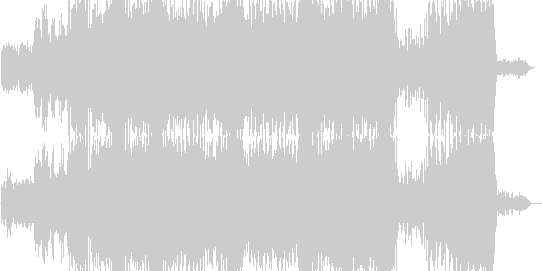 優しくて爽やかな楽曲です。の未再生の波形
